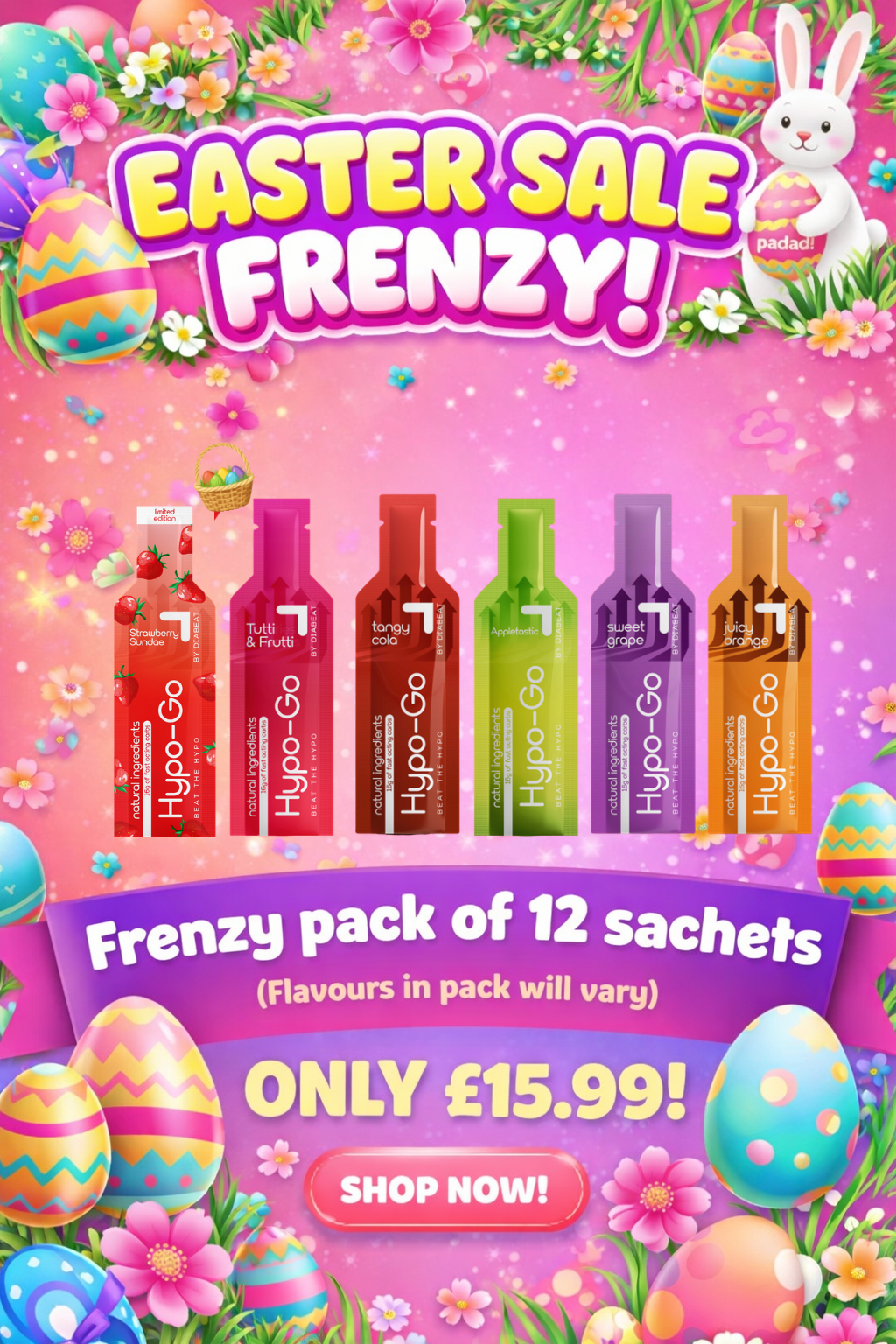 Easter Sale Flavour Frenzy Pack of 12